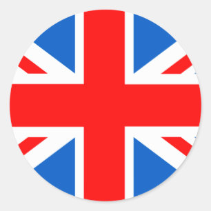 Sticker Rond Royaume-Uni Drapeau T-shirts et cadeaux