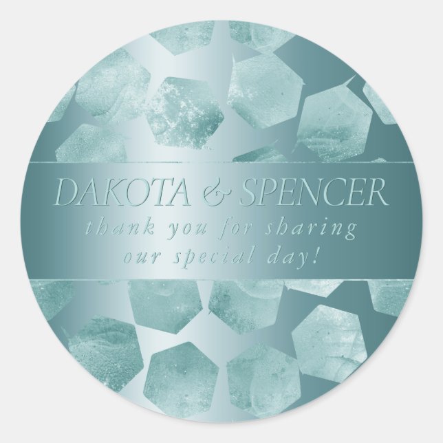 Sticker Rond RPG Luxe | Aqua Imaginaire Tabletop Gamer Personna (Devant)