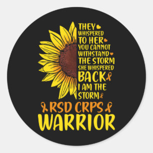 Sticker Rond Rsd Crps Complexe De Nouveauté Syndrome Régional D
