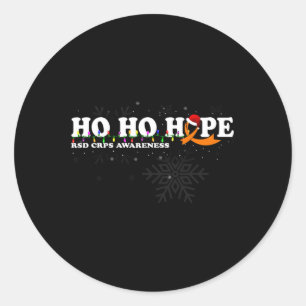 Sticker Rond Rsd Crps Sensibilisation Souhait de Noël