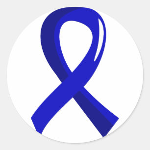 Sticker Rond Ruban bleu 3 de spondylarthrite ankylosante