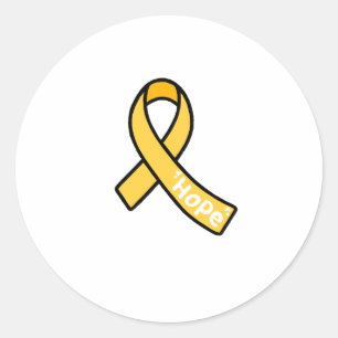 Sticker Rond Ruban de l'endométriose