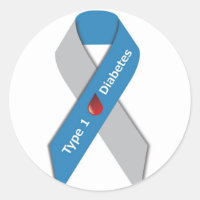 Ruban de sensibilisation au diabète de type 1
