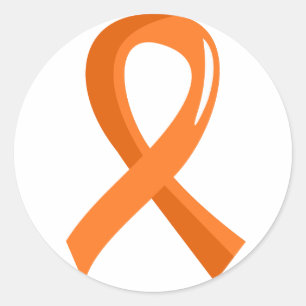 Sticker Rond Ruban MS Orange 3