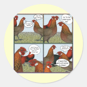 Sticker Rond Rumeurs