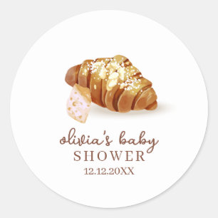 Sticker Rond Rustique Paris Boulangerie Pâtisserie Croissant Ba