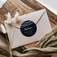 Rustique String éclaire Merci mariage Faveur