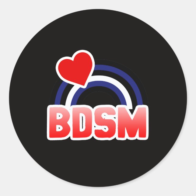 Sticker Rond S / M Fierté (Devant)