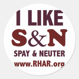 Sticker rond S&N