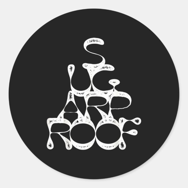 Sticker Rond S-ug-arp-roof Gadion Stamp Pyramid Tour  (Devant)