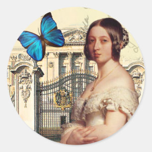 Sticker Rond Sa Majesté, la Reine Victoria
