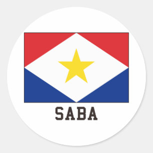 Sticker Rond Saba