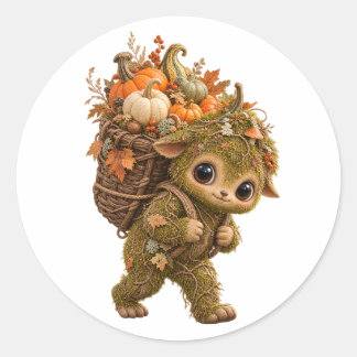Sticker Rond Sac fourre-tout Moss Forest Sprite