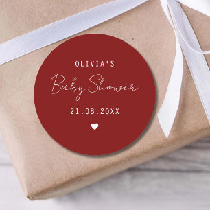 Sticker Rond Sachet de biscuits sucrés pour cadeau personnalisé
