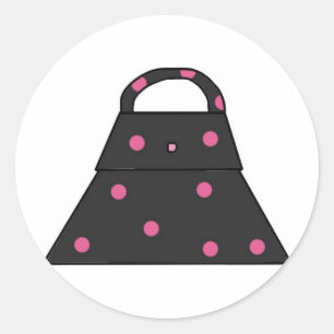 Sticker Rond Sacs à main pour filles