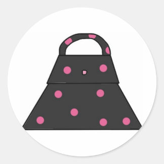 Sticker Rond Sacs à main pour filles