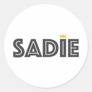 Sticker Rond Sadie