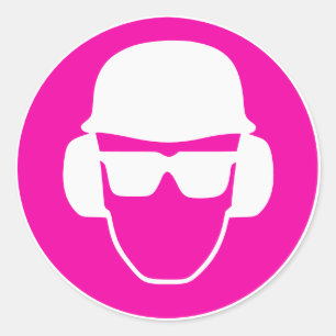 Sticker Rond #SafetyGirl marchandise