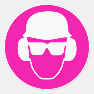 Sticker Rond #SafetyGirl marchandise