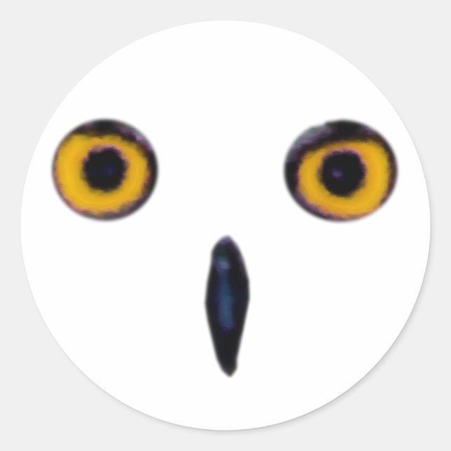 Sticker Rond Sage Vieux OEufs (Devant)