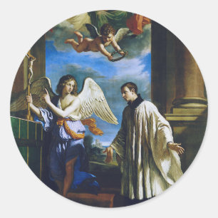 Sticker Rond Saint Aloysius Gonzaga