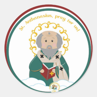 Sticker Rond Saint Anthanase