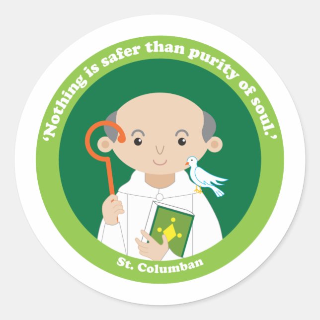 Sticker Rond Saint-Colomban (Devant)