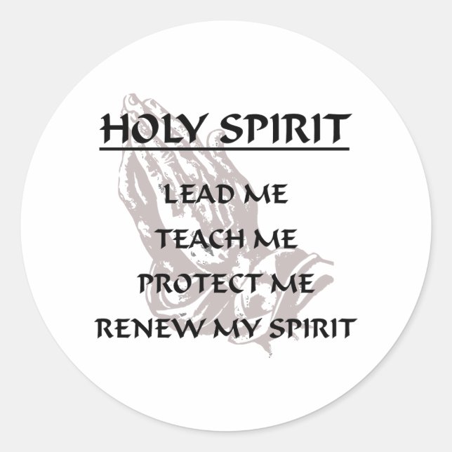 STICKER ROND SAINT ESPRIT (Devant)