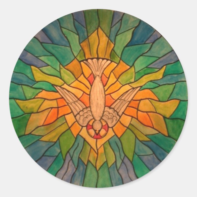 Sticker Rond Saint-Esprit 01 z-1 HS (Devant)