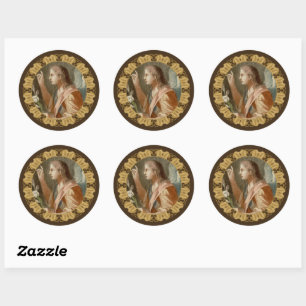 Sticker Rond Saint Gabriel l'Archange (M 011)