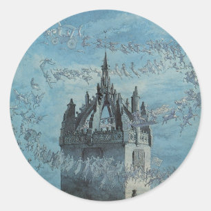 Sticker Rond Saint Gilles - Ses Cloches par Charles Altamont Do