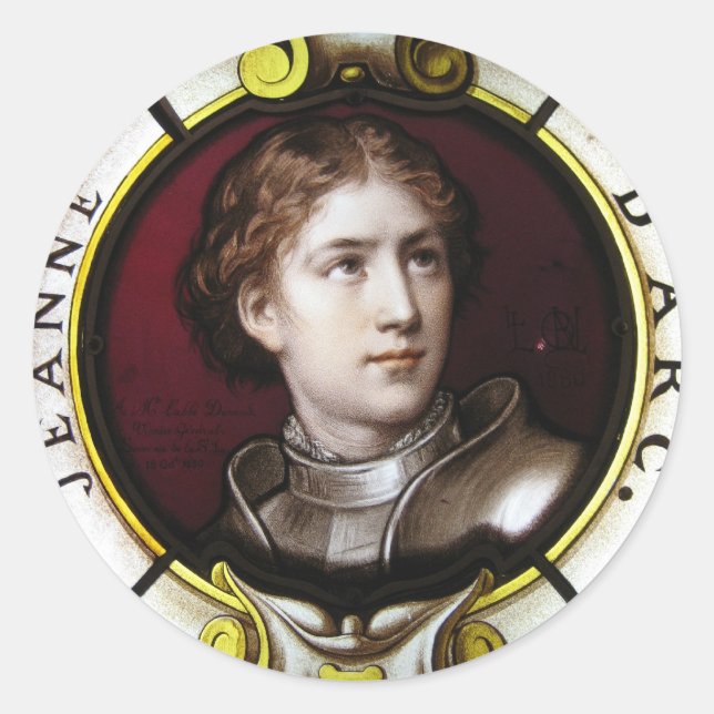 Sticker Rond Saint Jean d'Arc (Devant)