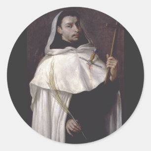 Sticker Rond Saint Martyr Angelus de Jérusalem