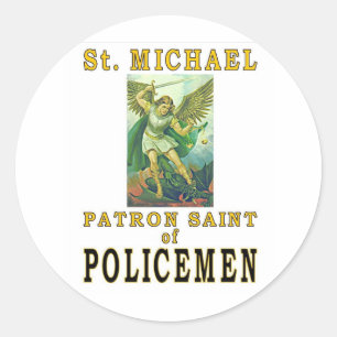 STICKER ROND SAINT MICHAEL
