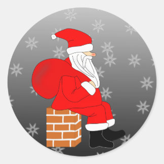Sticker Rond Saint Nicolas