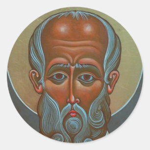 Sticker Rond Saint Nicolas le Thaumaturge