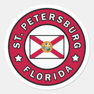 Sticker Rond Saint-Pétersbourg, Floride
