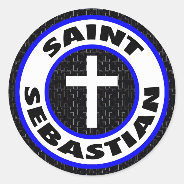 Sticker Rond Saint-Sébastien (Devant)