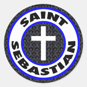 Sticker Rond Saint-Sébastien