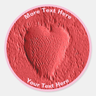 Sticker Rond Saint Valentin - Mars