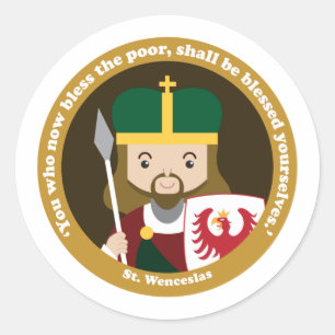 Sticker Rond Saint-Venceslas