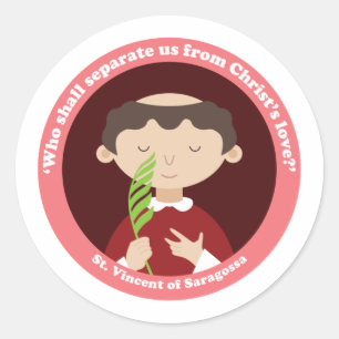 Sticker Rond Saint Vincent de Saragosse