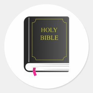 Sticker Rond Sainte Bible
