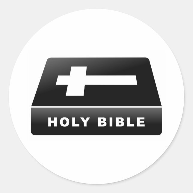 Sticker Rond Sainte Bible (Devant)