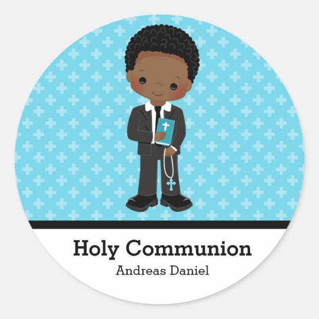 Sticker Rond Sainte Communion (Devant)