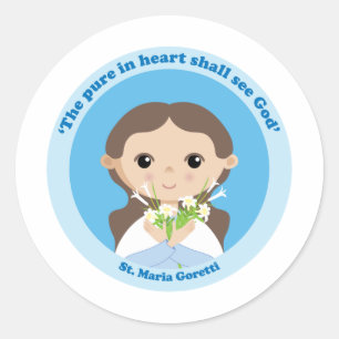 Sticker Rond Sainte-Maria Goretti