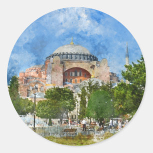 Sticker Rond Sainte-Sophie à Sultanahmet, Istanbul