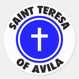 Sticker Rond Sainte Thérèse d'Avila
