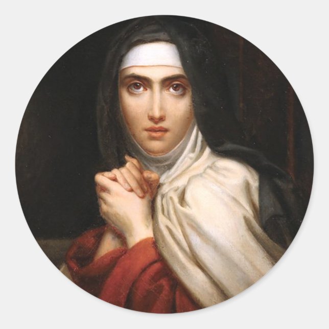 Sticker Rond Sainte Thérèse de Jésus (Devant)
