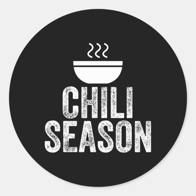 Sticker Rond Saison Chili (Devant)